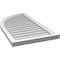 Ekena Millwork Quarter Round Top Left Surface Mount PVC Gable Vent w/ 2"W x 2"P Brickmould Sill Frame, 22"W x 42"H GVPQL22X4203SN - alternate 3